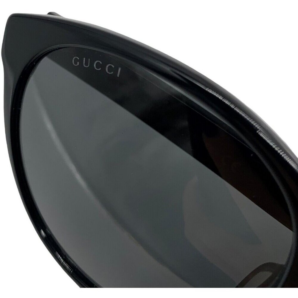 Authentic GUCCI Line Stone Sunglasses GG0419SA Black Resin #36634430 - Picture 7 of 12
